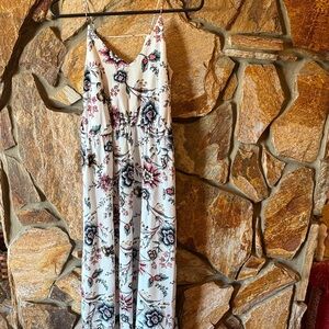 Floral Spaghetti Strap Maxi Dress